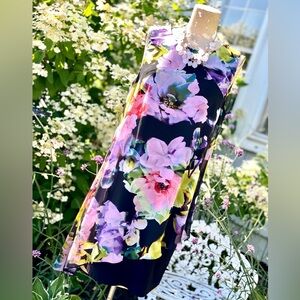 SLNY Nordstrom floral overlay dress